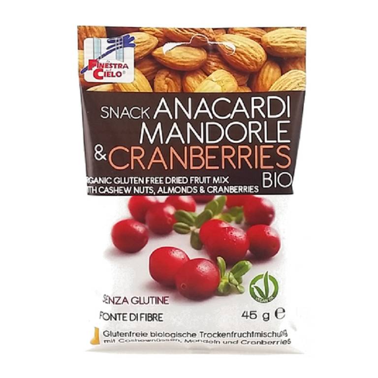 ANACARDI MAND CRANB BIO SNACK