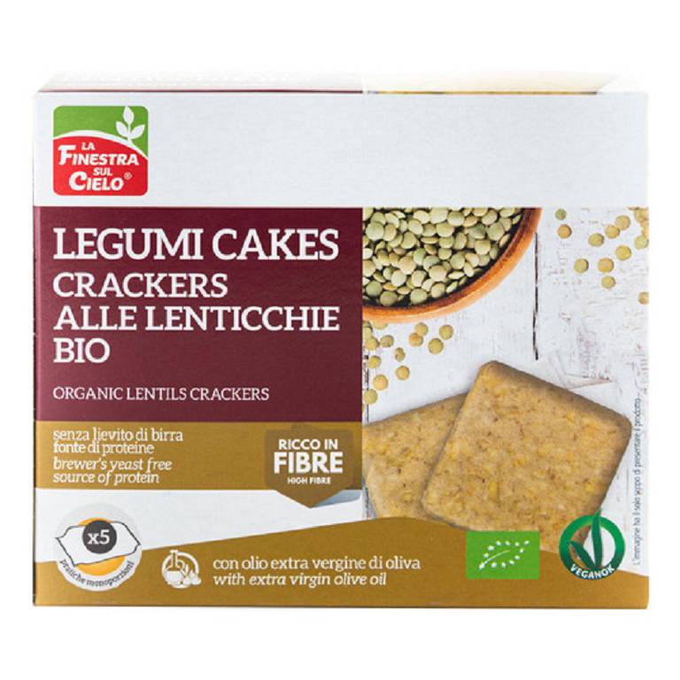 CRACKERS LENTI BIO LEGUMICAKES