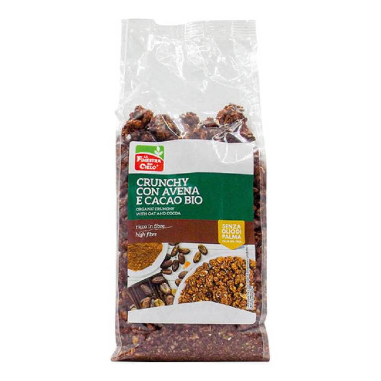 CRUNCHY AVENA CACAO 375G BIO