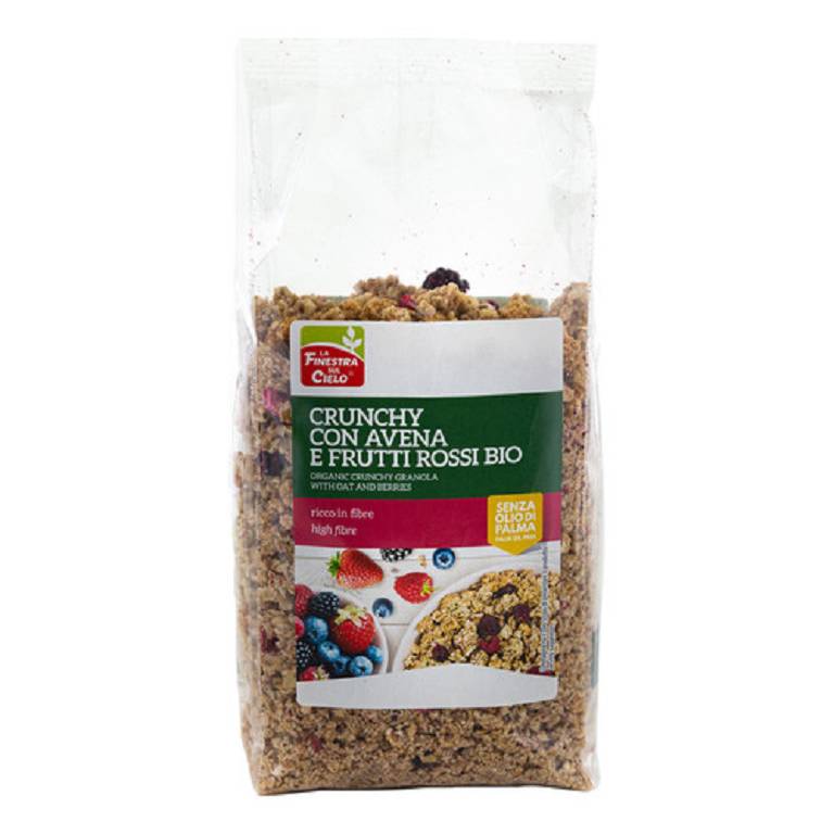 CRUNCHY AVENA FRUTTI ROSSI BIO