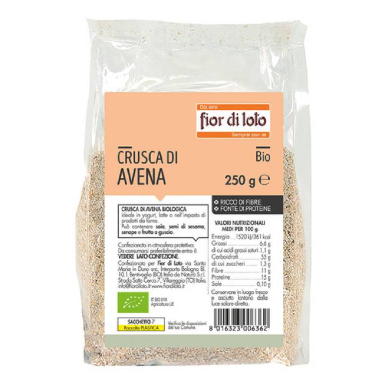 CRUSCA AVENA BIO 250G