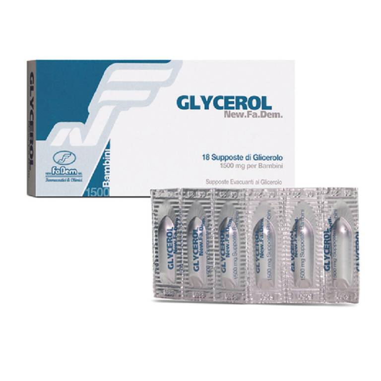 GLYCEROL SUPPOSTE BAMBINI 18PZ