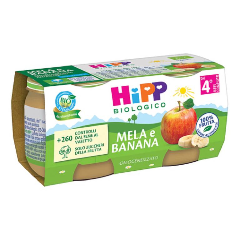 HIPP BIO OMOG MELA/BANANA2X80G