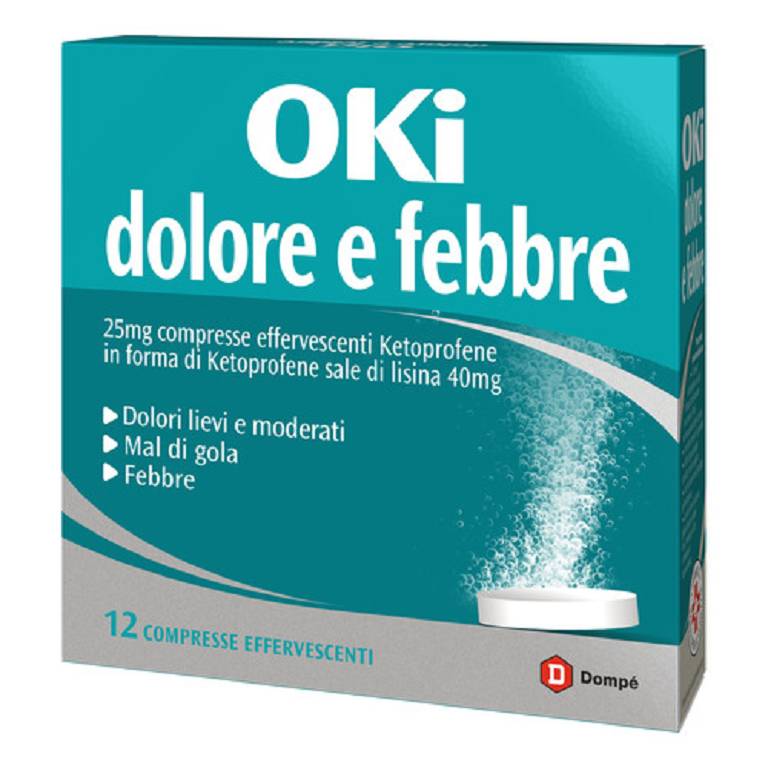 OKI DOLORE E FEBBRE*12CPR EFF