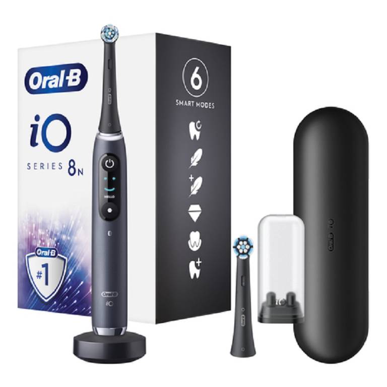 ORALB IO 8 BLACK SPAZZ+2REFILL