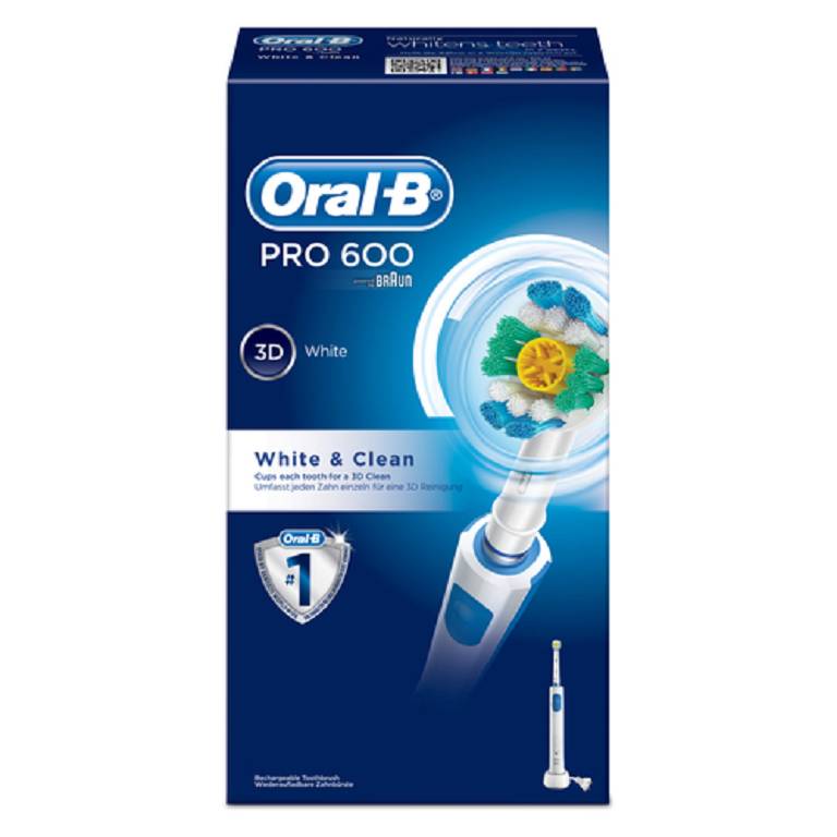 ORALB POWER PC 600 BOX WHI&CLE