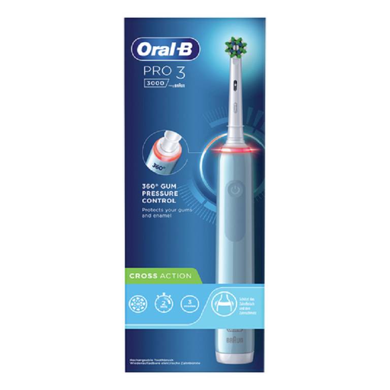 ORALB PRO3 BLUE CROSSACTION