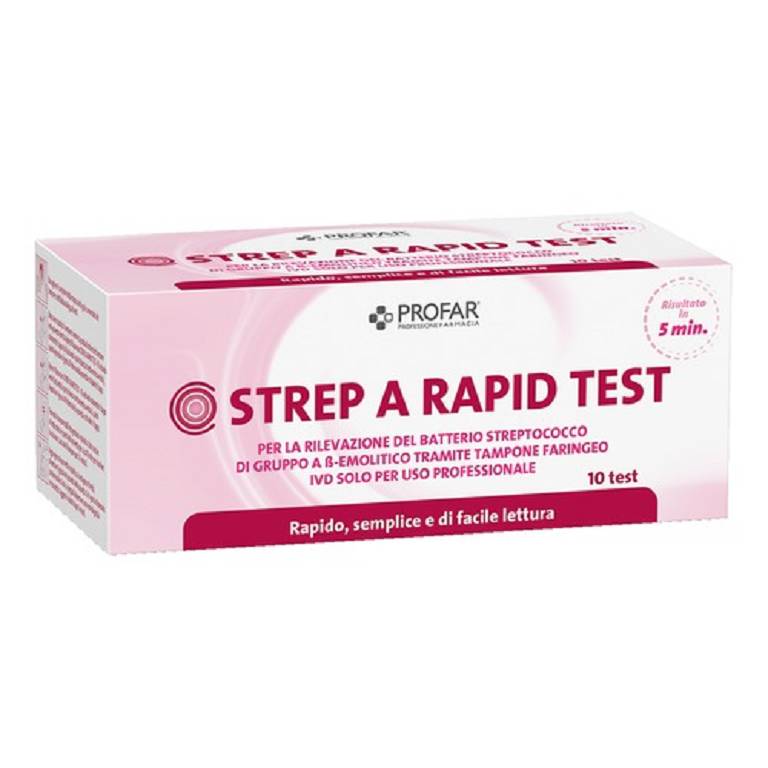 PROFAR TEST STREPTOCOCCO 10PZ