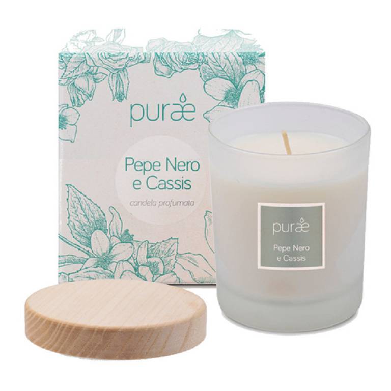 PURAE CANDELA PEPE NERO/CASSIS