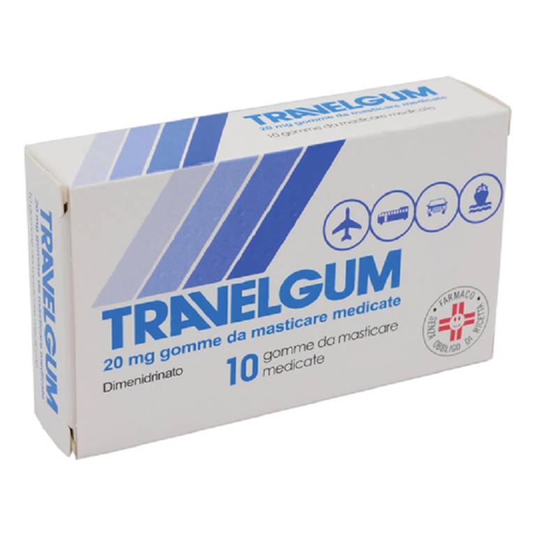 TRAVELGUM*10GOMME MAST 20MG